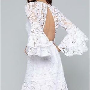 White lace Bebe dress